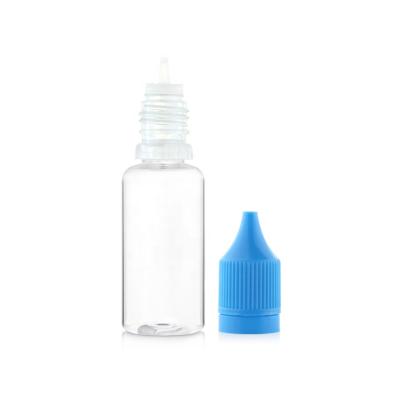 China Household Products 20ml Long Ti Soft Squeezable Plastic Bottle With Child Resistant Cap for sale