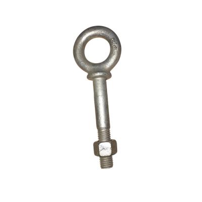 China G277 Carbon Steel Shoulder Nut Eye Bolts Steel Lifting Threaded Shank Eye for sale