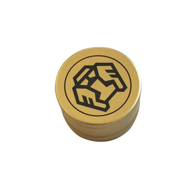 China Non spill custom logo aluminum foil bottle cap for winebottle for sale