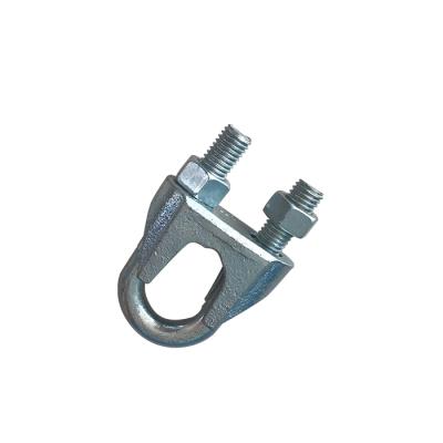 China Body-malleable; Malleable Steel U Bolt-Carbon US Type Wire Rope Clips Rigging Hardware for sale