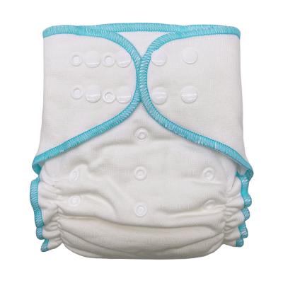 China One Size AI2 Cotton Baby Cloth Embroidered High Quality Washable Bamboo Diaper for sale