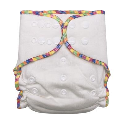 China Goodbum Reusable Cloth Diaper AI2 Cotton Cloth Printed Bamboo Diaper With Insert for sale