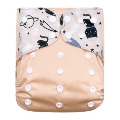 China Goodbum Wholesale One Size Printed Adjustable Cloth Reusable Diapers for Boys and Girls for sale