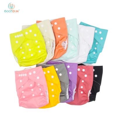 China Goodbum Washable And Adjustable Reusable Diaper Printed One Size Cloth Baby for sale