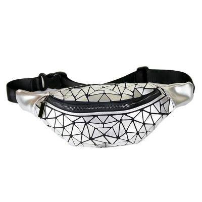 China Water Proof Pattern Waist Bag Irregular Geometric Chest Fanny Pack Bag For Women for sale