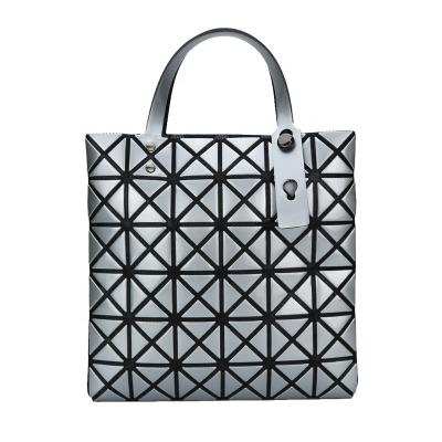 China Solid Color Solid Color Toto Bag Cute Mini Geometric Handbag For Ladies for sale