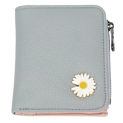 China 2020 waterproof new fashion Daisy Purse short card holder for women for sale