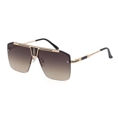 China 2022 new big frame men's sunglasses fashion box UV sunglasses fashion sunglasses for sale