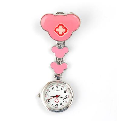 China Wholesale Factory Alloy Quartz Pocket Watch Cartoon Pocket Clip Watch Doctor Nurse Chest Watch for sale