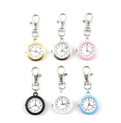 China Factory Direct Sales 40mm Diameter Plastic Nurse Watch Quartz Pocket Main Chain Nurse Waist Watch Small for sale