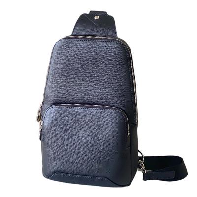 China Fashion Hot Selling Men's Shoulder Bags Vintage PU Crossbody Business Mobile Phone Waterproof Leather Bag for sale