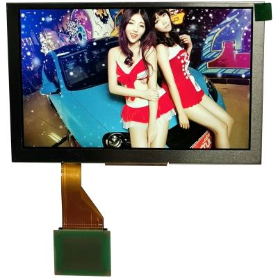 중국 5.0 인치 tft lcd 디스플레이 넓은 온도 LCD 패널 WVGA 800*480 판매용