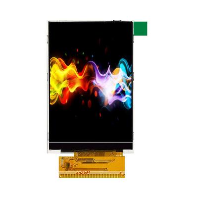 China TN HVGA MCU TFT Resistive Touch Screen 37 PIN Driver IC ILI9486 166PPI for sale