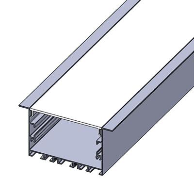 China Aluminum Panel Light LED Profiles 60*40 Aluminum Channel for sale