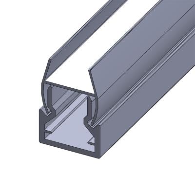 China Aluminum Panel Light LED Profiles 11.2*11.2 Aluminum Channel for sale