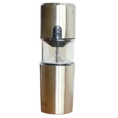 China Sustainable High Quality Stainless Steel Rechargeable Coffee Grinder All In One Coffee Maker With USB Cable for sale