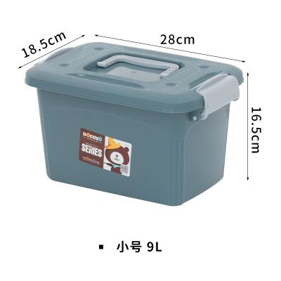 China Various Sustainable Multifunction Type PP Plastic Storage Boxes Eco-friendly Home Use Plastic Storage Boxes With Lids for sale