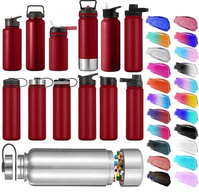 China GV024 Customized Sustainable Reusable Vacuum Flask Double Wall Insulated Stainless Steel Water Bottle for sale