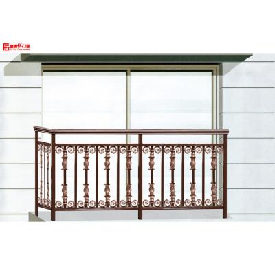 China New design traditional style aluminum glass railing/enclosure/handrail for villa /house /courtyard /apartment for sale