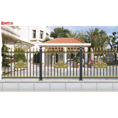 China Factory Direct Sale Aluminum Color Easily Assembled Fence Luxury Decorative Power Coated Aluminum Villa Garden Fence Yard Railing for sale