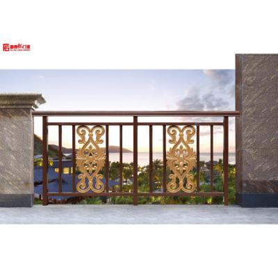 China Modern Newly Designed Aluminum Porch Railing Villa Railing Indoor And Outdoor Decorative Railings for sale