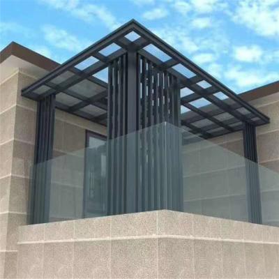 China Latest design of thermal break profile morden style aluminum glass solarium for home, villa, courtyard hotel. for sale