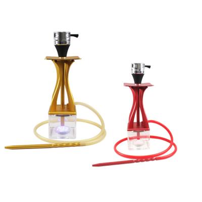 China Hookah box shisha glass hookah with light guide hookah full set shisha for sale