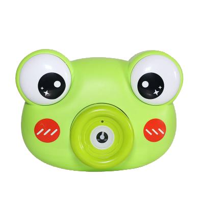 China Eco-friendly Wholesale Child Toy Automatic Cute Music Camera Bubble Machine for sale