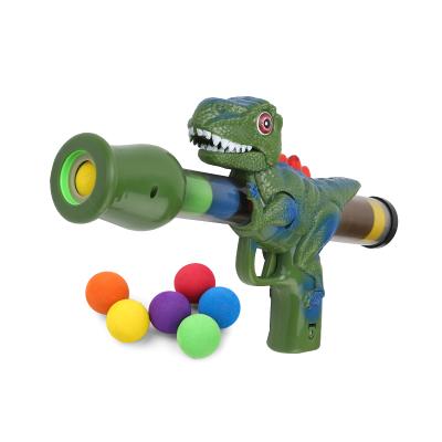 China Wholesale Electronic Toy Bullets And Sound Soft Screaming Dinosaur Air Projectile Gun For Boys Shooting Gun Toy for sale