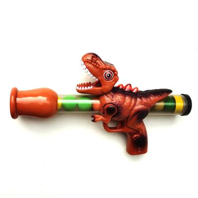 China Electronic Firearm Toy Foam Dart Gun Bullet Hand Set Dinosaur Cartoon Pistol Soft 8 Pcs Bullet Weapon Toys Shooting Toys for sale