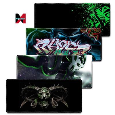 China 2022 New Print Eco-friendly Green Gaming Natural Rubber Anti-Slip Desk Mat For Laptop Computer Gamer Mousepad Keyboard Protector Mousepad Large for sale