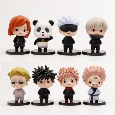 China Hot Selling High Quality Cartoon Toy PVC 6pcs/set Jujutsu Kaisen Action Number Toys (New Arrival) For Gift for sale