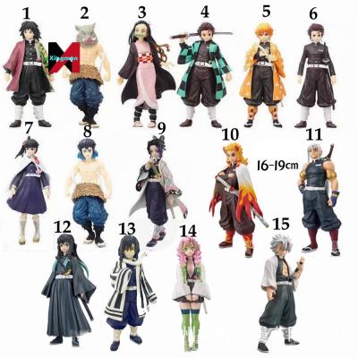 China New 2022 Environment Friendly Japan Movie And TV Cartoon Toy Demon Slayer Blade Kimetsu No PVC Figures Toy Model Anime Yaiba Kamado Action for sale