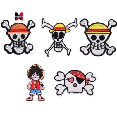 China 5 Style Washable One Piece Decorative For Kids Cute Pattern Anime Cloth Patch for sale