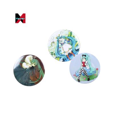 China Japan Anime Hatsune Miku Mirror Pop Lian V Megohm-Urine Badge Brooch Pin Pendant 2022 New for sale