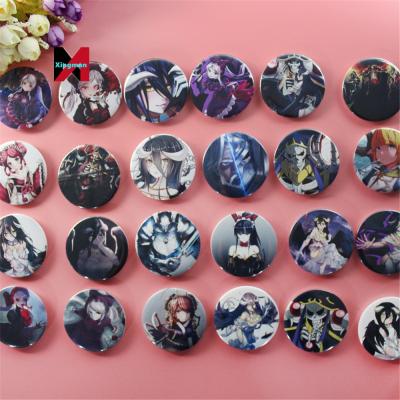 China JAL Japan Anime Overlord Vampires Anime Badge Peripheral Brooch Pendant Gifted Bone King for sale