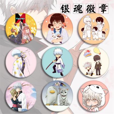 China Japan Anime Gintama Elizabeth Shenle Chongtian Anime Badge Brooch Pendant for sale