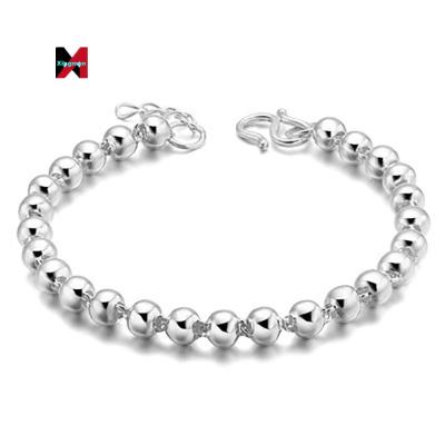 China Durable Fashion Simple Color Changing With Temperature Bracelet Round Smooth Bead Bracelet Couples Bracelet for sale