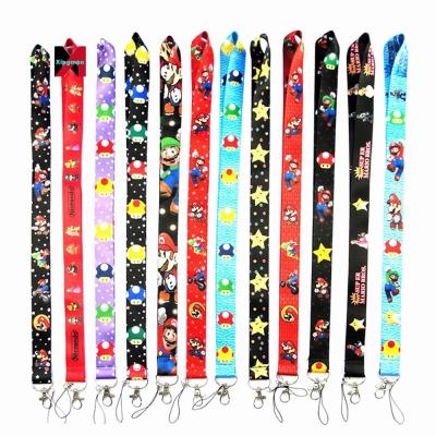 China For Keys Wholesale Anime Keys Badge ID Hot Key Cartoon Funny Neck Lanyard Strap For Keys Badge ID Mobile Phone With High Quality Printing for sale