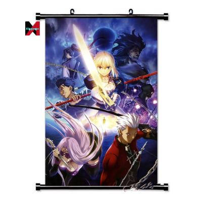 China Anime One Piece 2022 New Style Design Cartoon Wall Scrolls Waterproof Posters For Anime Fate Zero Fans for sale