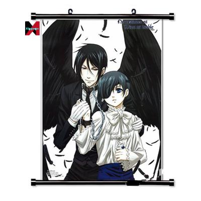 China Pictures 2022 New 4 Size 19 Design Modern Canvas Cartoon Print Drawing Wall Scrolls Posters For Anime Black Butler Fans for sale