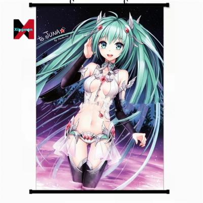 China Anime 2022 star wholesale anime poster DIY poster hatsune MI-ku hanging custom picture wall scroll posters for sale