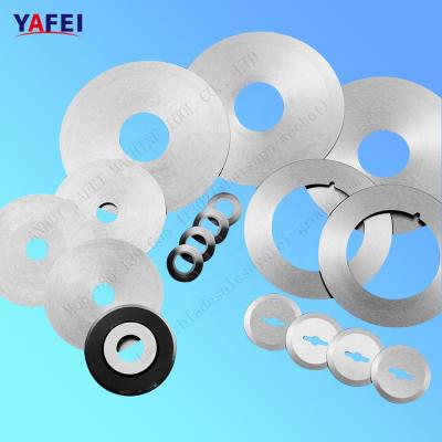 China Papermaking process circular flat paper slotting blades for sale