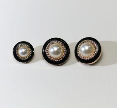 China China Viable High Quality Custom Pearl Button Metal Buttons forJeans Accessories Button Pin For Clothing for sale