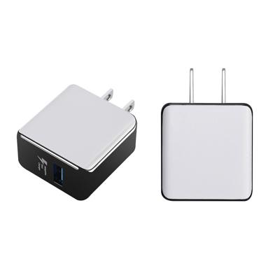 China Mobile Phone Us Plug 5V 3A QC 3.0 USB Fast Charging Phone Charger For Iphone, Eu Plug Fast Charger Usb Charger for sale