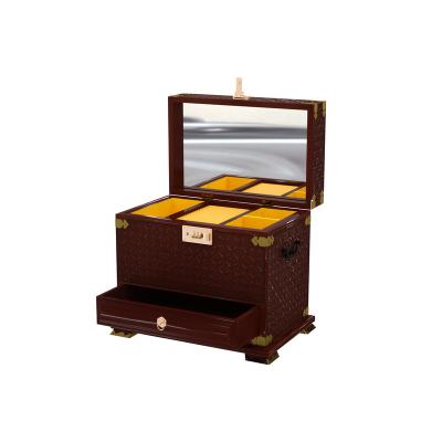 China Good Luxury Handmade Sale Wooden Perfume Gift Metal Crate Package Magnetic Wooden Packing Press On Nail Packing Box for sale