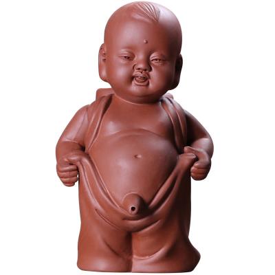 China China ceramic craft buddha statues budda porcelain figurines pottery tea pet traditional cute little small for sale