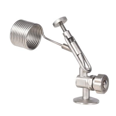 China Dairy Grade Stainless Steel Braid 316L Aseptic Sampling Valve for sale