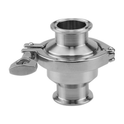 China DN25 Dairy Pharmacy 304 Stainless Steel Sanitary Brewing Flange Check Valve for sale