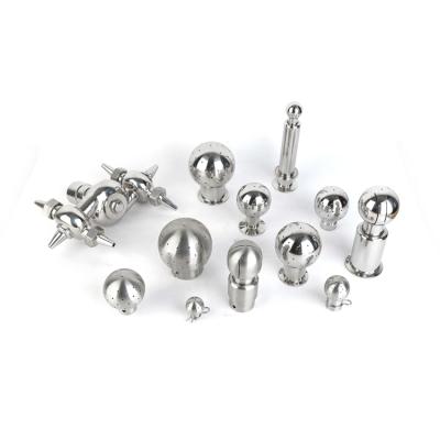 China Dairy Sanitary Clean Rotary Nozzles Stainless Steel Spray Cleaning Ball For Beverage for sale